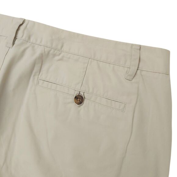 Bonobos Pants Mens 38x32 Beige Slim Flat Front Cotton Chino Casual Work Office - Picture 8 of 12